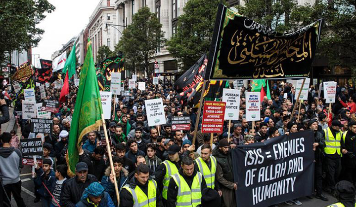 London müsəlmanları ənənəvi Aşura yürüşünə hazırlaşır (Foto-Video)