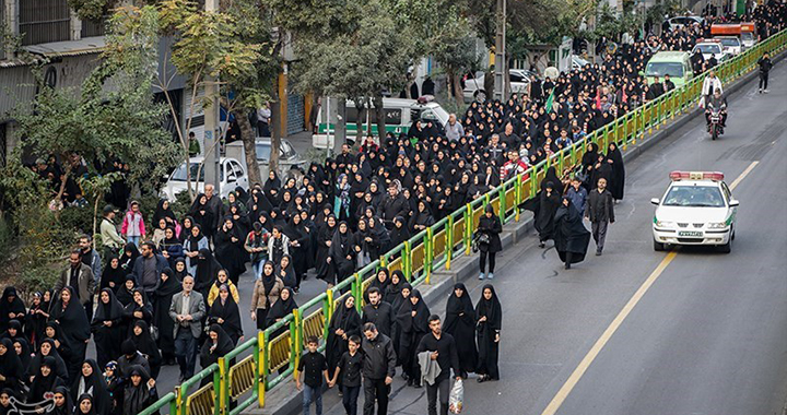 Tehran əhalisi Ərbəinlə bağlı 